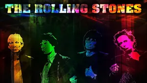 Colorful Rolling Stones Wallpaper