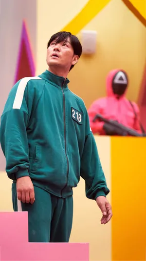 Colorful Squid Game Pfp Wallpaper