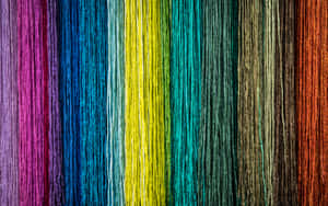 Colorful Strings Of Fabric Texture Wallpaper