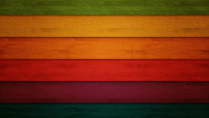 Colorful Wooden Panels Miui Wallpaper