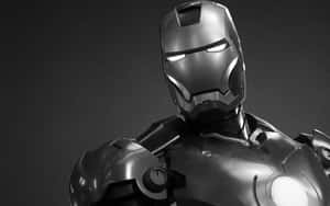 Colorless Iron Man Black And White Wallpaper