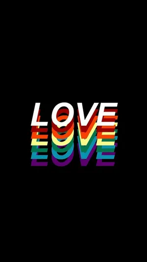 Colors Of Love Pride Background Wallpaper