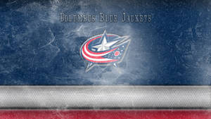 Columbus Blue Jackets On Wavy Water Wallpaper