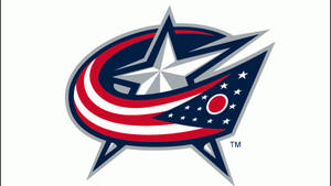 Columbus Blue Jackets On White Backdrop Wallpaper