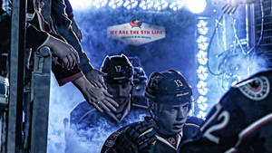 Columbus Blue Jackets Team Entrance Wallpaper