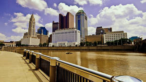 Columbus Ohio Riverwalk Wallpaper