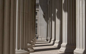 Columns Building Massachusetts Wallpaper