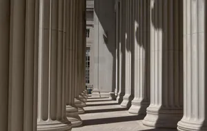 Columns Building Massachusetts Wallpaper