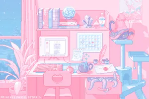 ____ Come Fly With Us - A Pastel Witch With Open Arms, Inviting Anyone To Explore The Wonders Of Nature In All Its Beauty. Wallpaper