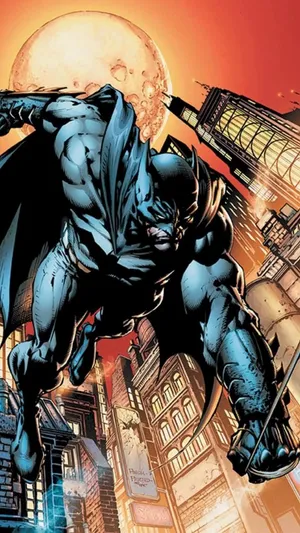 Comic Art Batman Iphone Wallpaper