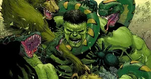 Comics Hulk Vs. Wild Beasts Wallpaper