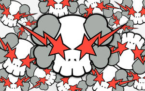 Compelling Artwork Of Kaws Companion Wallpaper