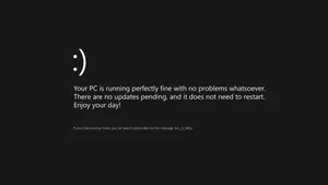 Computer Lock Screen Friendly Message Wallpaper