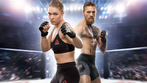 Conor Mcgregor And Ronda Rousey Wallpaper