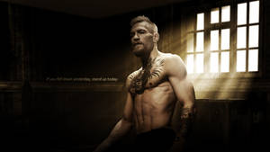 Conor Mcgregor Motivational Quote Wallpaper