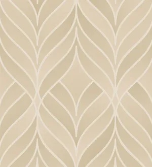 Contemporary Modern Earthy Lines Pattern Wallpaper Wallpaper