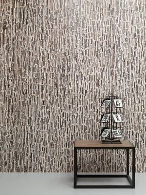 Contemporary Modern Grey Birch Tree Wall Wallpaper