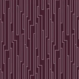 Contemporary Modern Maroon Seamless Lines Wallpaper