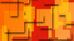 Contemporary Modern Shredded Orange Wall Design Wallpaper