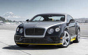 Continental Gt Yellow Detail Bentley Cars Wallpaper