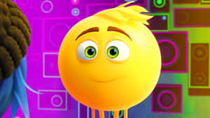 Conversation Between Gene Meh And Jailbreak - Scene From The Emoji Movie Wallpaper