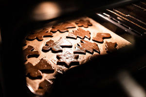 Cookie In An Oven Wallpaper