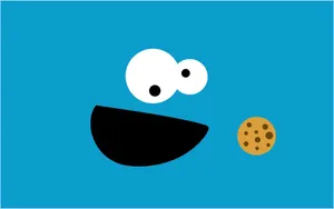 Cookie Monster Cute Laptop Wallpaper