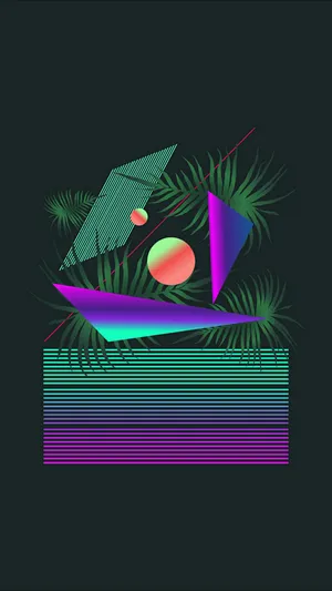Cool Aesthetic Abstract Vaporwave Wallpaper
