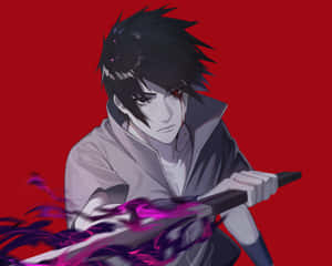 Cool And Intense, Blue Sasuke. Wallpaper