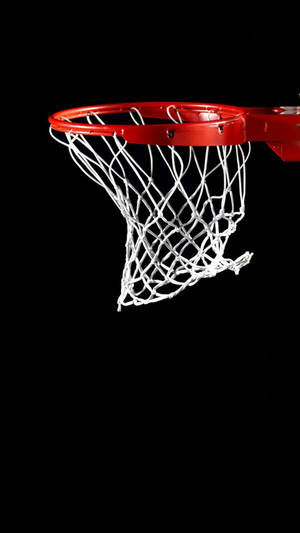 Cool Basketball Ring Minimalist Wallpaper