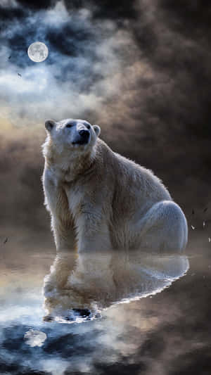 Cool Bear Portrait Photography Wallpaper