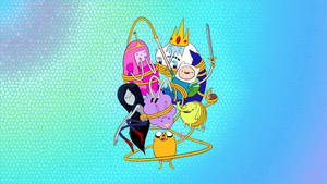 Cool Blue Adventure Time Laptop Wallpaper