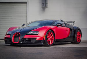 Cool Bugatti Veyron Mansory Fiery Red Wallpaper