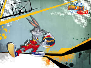 Cool Bugs Bunny Playing Basket Ball Wallpaper