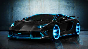 Cool Car Black Tron Wallpaper