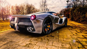 Cool Car Ferrari Rear View Wallpaper