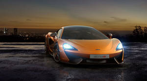 Cool Car Orange Mclaren Wallpaper