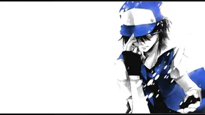 Cool Cartoon Boy Ash With Hat Wallpaper