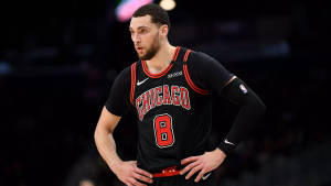 Cool Chicago Bulls Star Zach Lavine Wallpaper