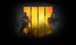 Cool Cod Black Ops 4 Logo Poster Wallpaper