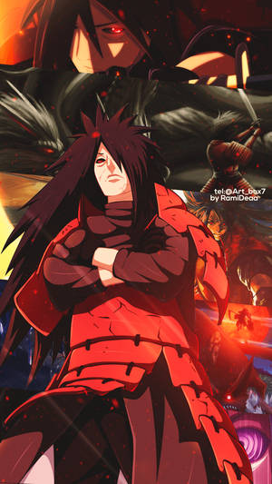 Cool Collage Of Madara Uchiha Wallpaper