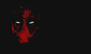 Cool Dark Deadpool Face Wallpaper