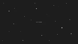 Cool Dark Snowflake Aesthetic Wallpaper