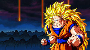 Cool Dragon Ball Z Super Saiyan Goku Wallpaper