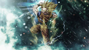 Cool Dragon Ball Z Super Saiyan Wallpaper