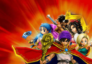 Cool Dragon Quest V Characters Wallpaper