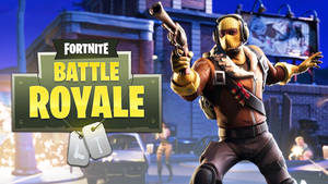 Cool Fortnite Battle Royale Yellow Costume Wallpaper