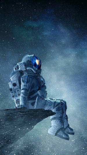Cool Galaxy The Astronaut Wallpaper