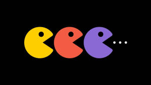 Cool Gaming Desktop Pac-man Vector Wallpaper