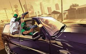 Cool Gta Gang Car Wallpaper